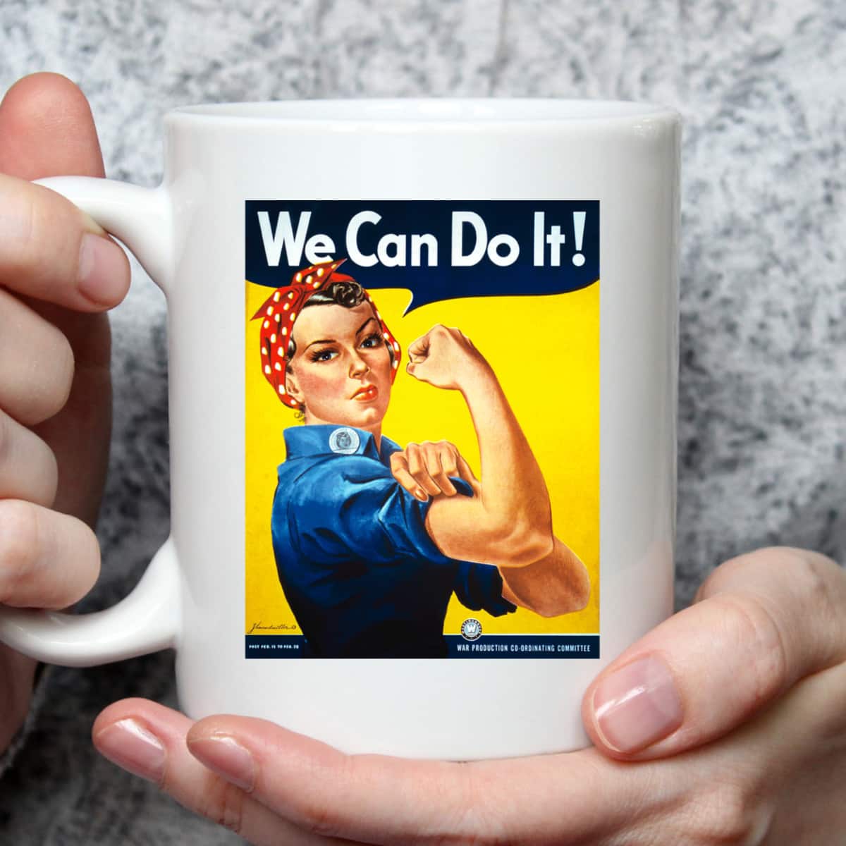 We Can Do It Poster Rosie The Riveter Girl Power T-Shirt We Can Do It Poster Rosie The Riveter Girl Power T-Shirt