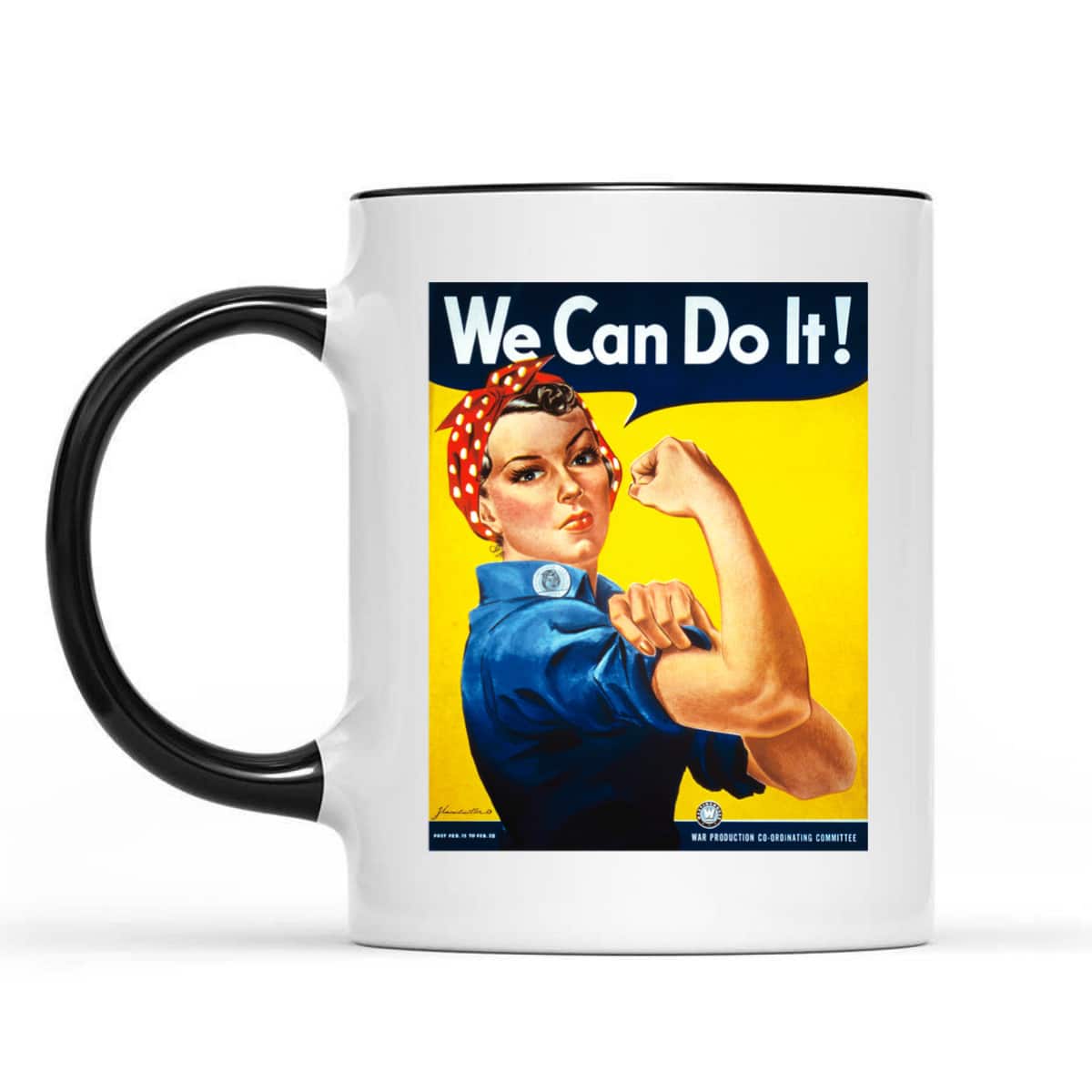 We Can Do It Poster Rosie The Riveter Girl Power T-Shirt