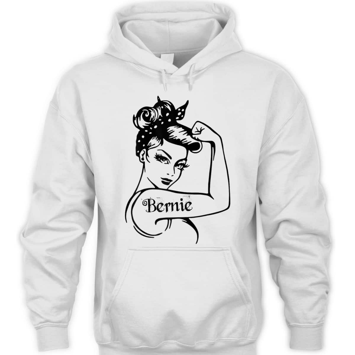 Womens Bernie - Girl Power Bernie Sanders Unbreakable T-Shirt
