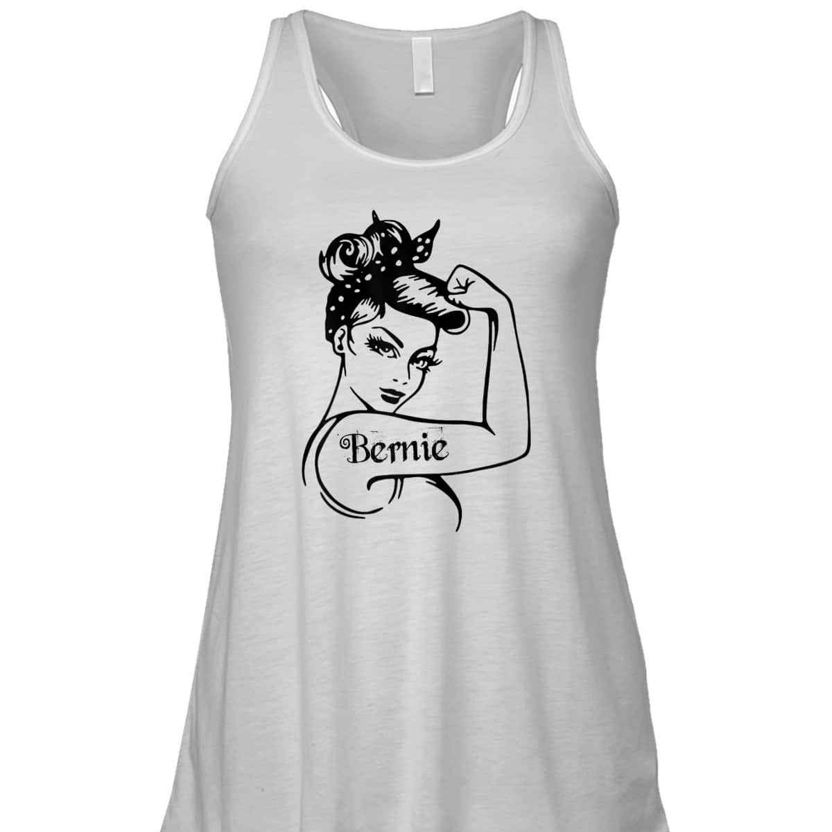 Womens Bernie - Girl Power Bernie Sanders Unbreakable T-Shirt