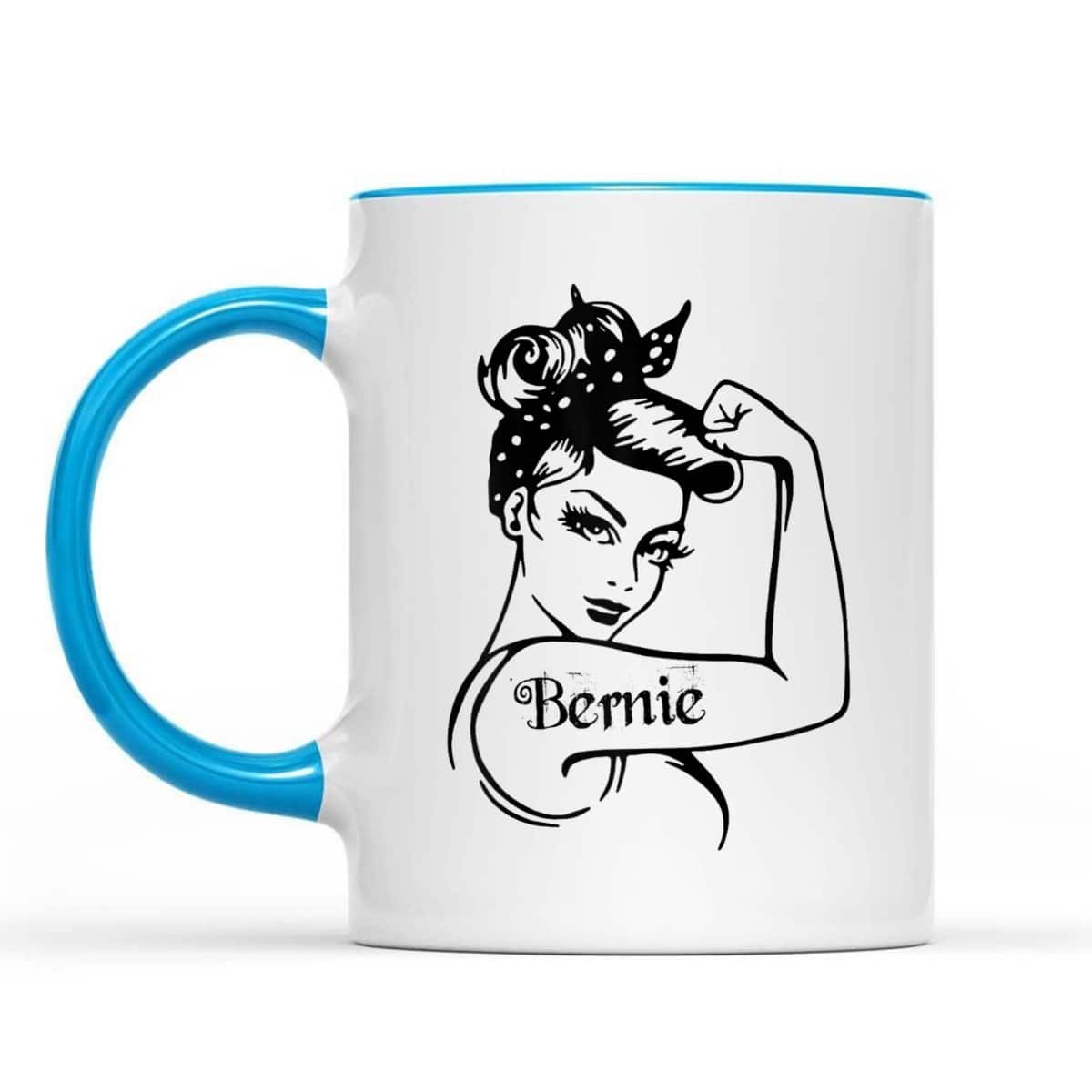 Womens Bernie - Girl Power Bernie Sanders Unbreakable T-Shirt