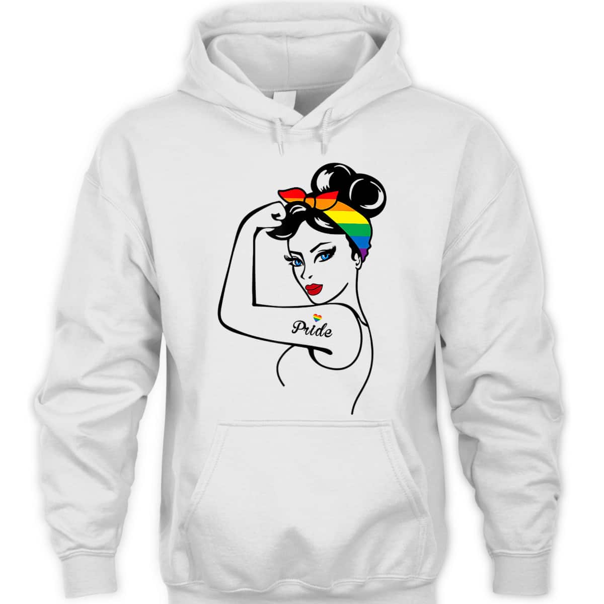 LGBT Girl Power Pin Up Gay Pride Equality LGBT Pride Month T-Shirt