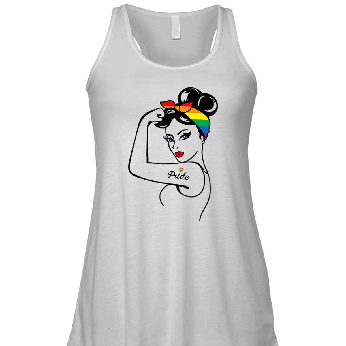 LGBT Girl Power Pin Up Gay Pride Equality LGBT Pride Month T-Shirt