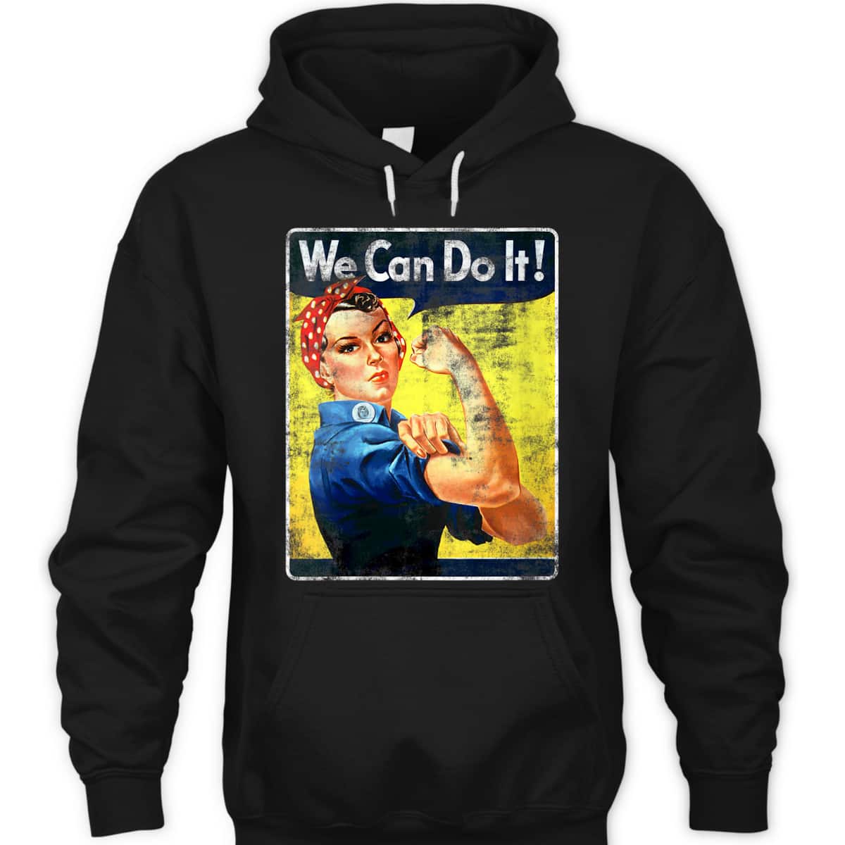 Womens We Can Rosie The Riveter Do It Feminist Girl Power T-Shirt Womens We Can Rosie The Riveter Do It Feminist Girl Power T-Shirt