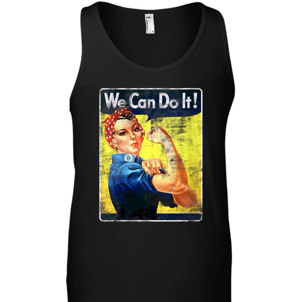 Womens We Can Rosie The Riveter Do It Feminist Girl Power T-Shirt