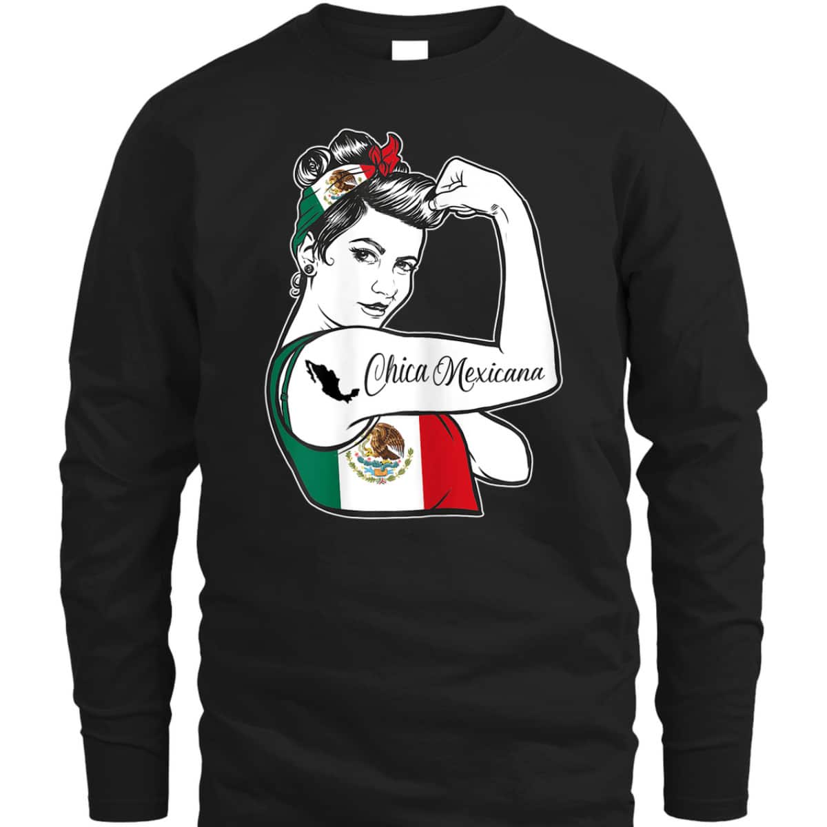 Mexican Pride - Rosie The Riveter - Mexico Patriotic T-Shirt Mexican Pride - Rosie The Riveter - Mexico Patriotic T-Shirt