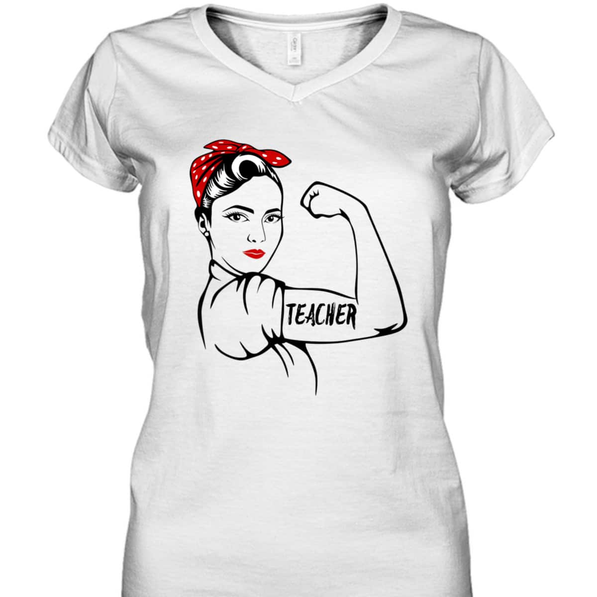 Rosie The Riveter Teacher T-Shirt Rosie The Riveter Teacher T-Shirt