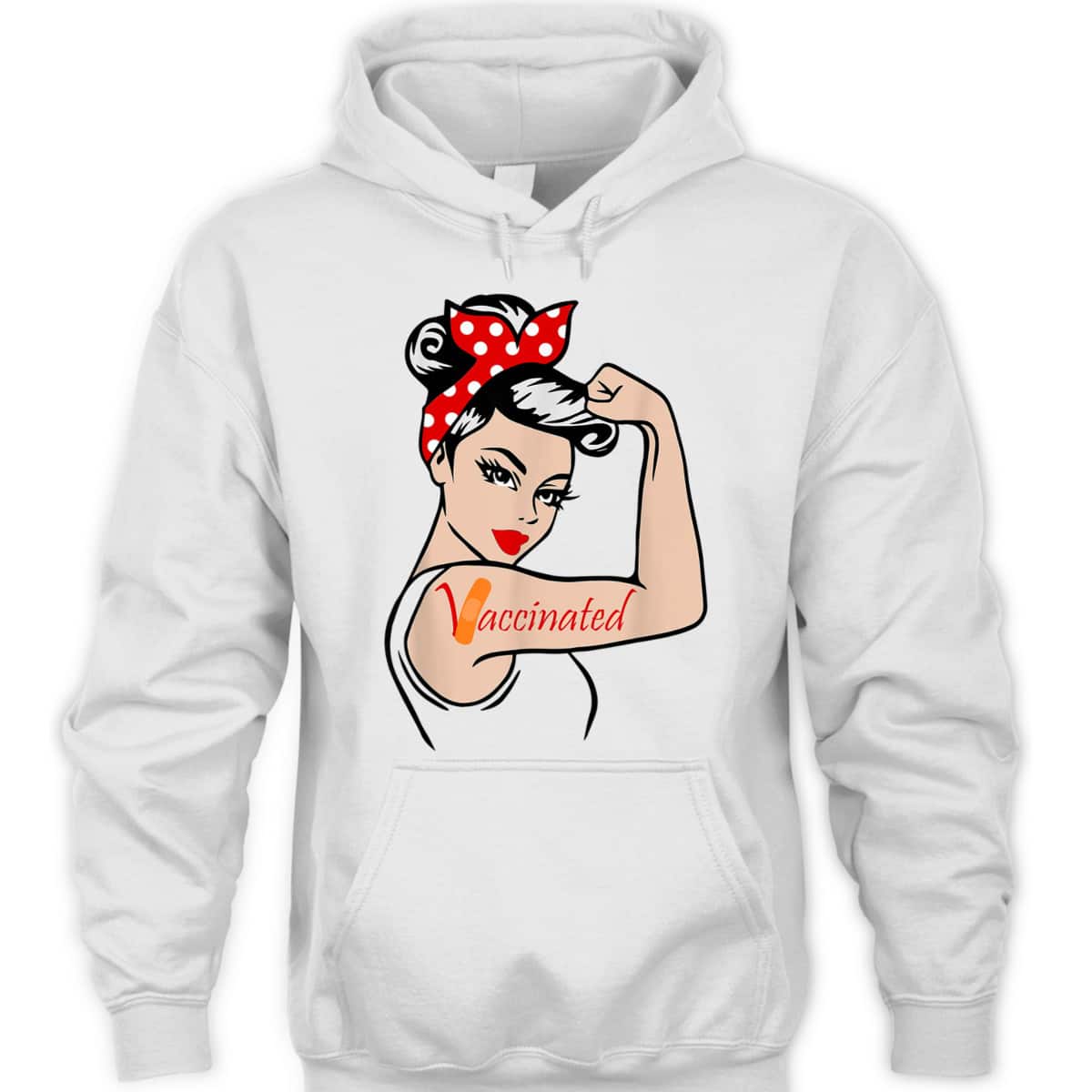 Vaccinated Rosie The Riveter T-Shirt