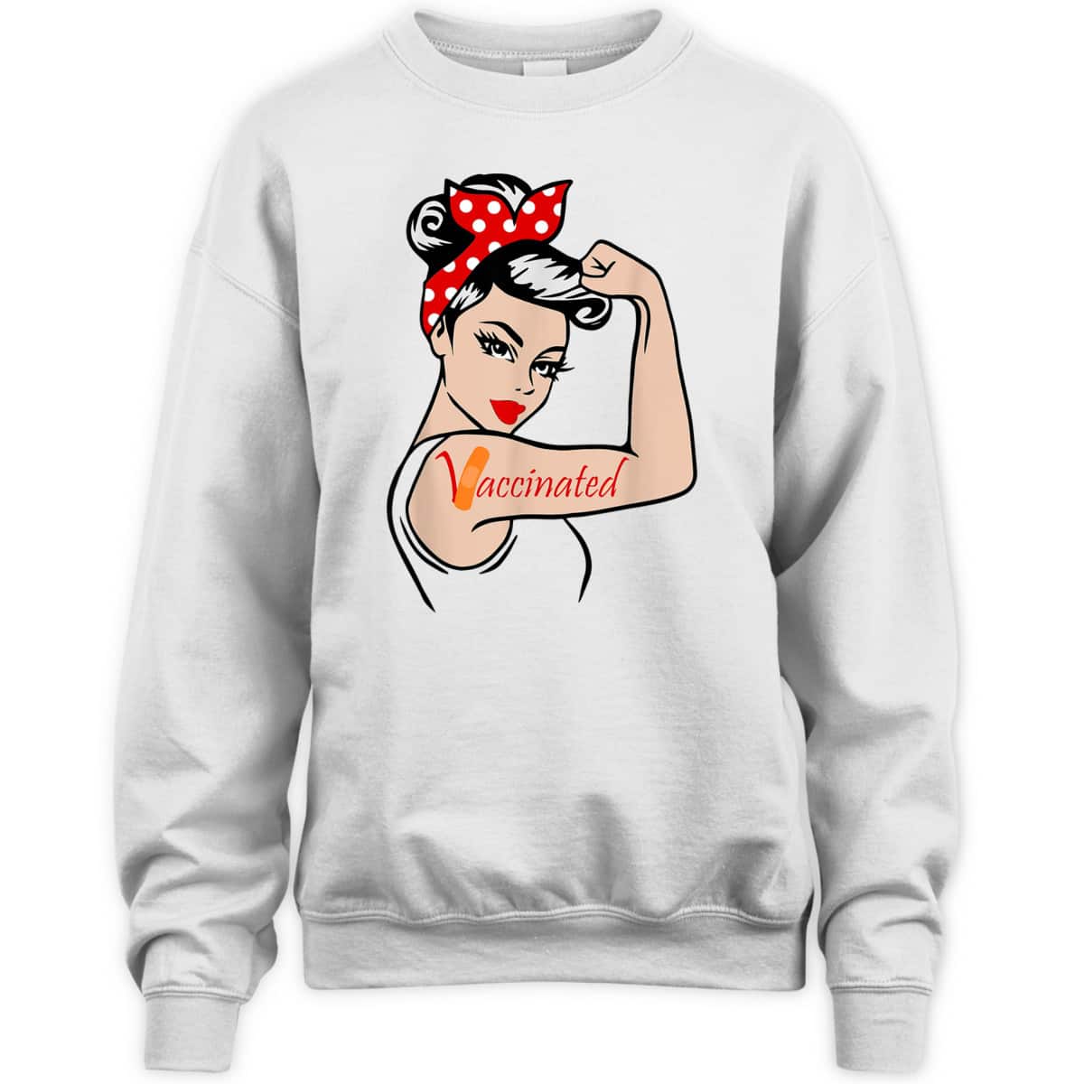 Vaccinated Rosie The Riveter T-Shirt
