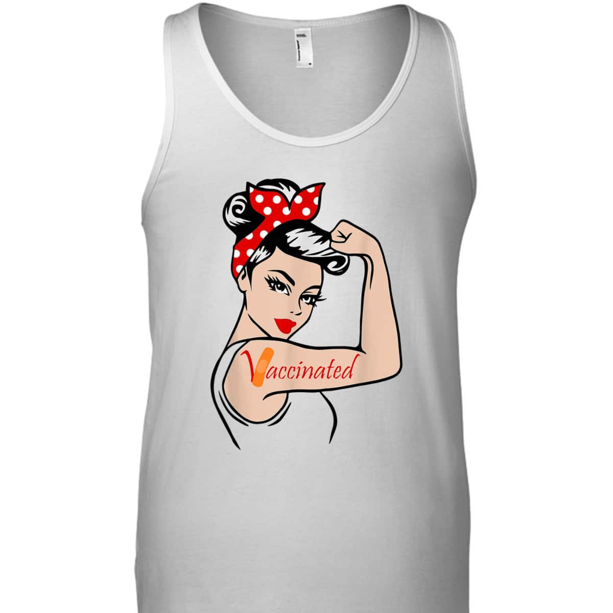 Vaccinated Rosie The Riveter T-Shirt