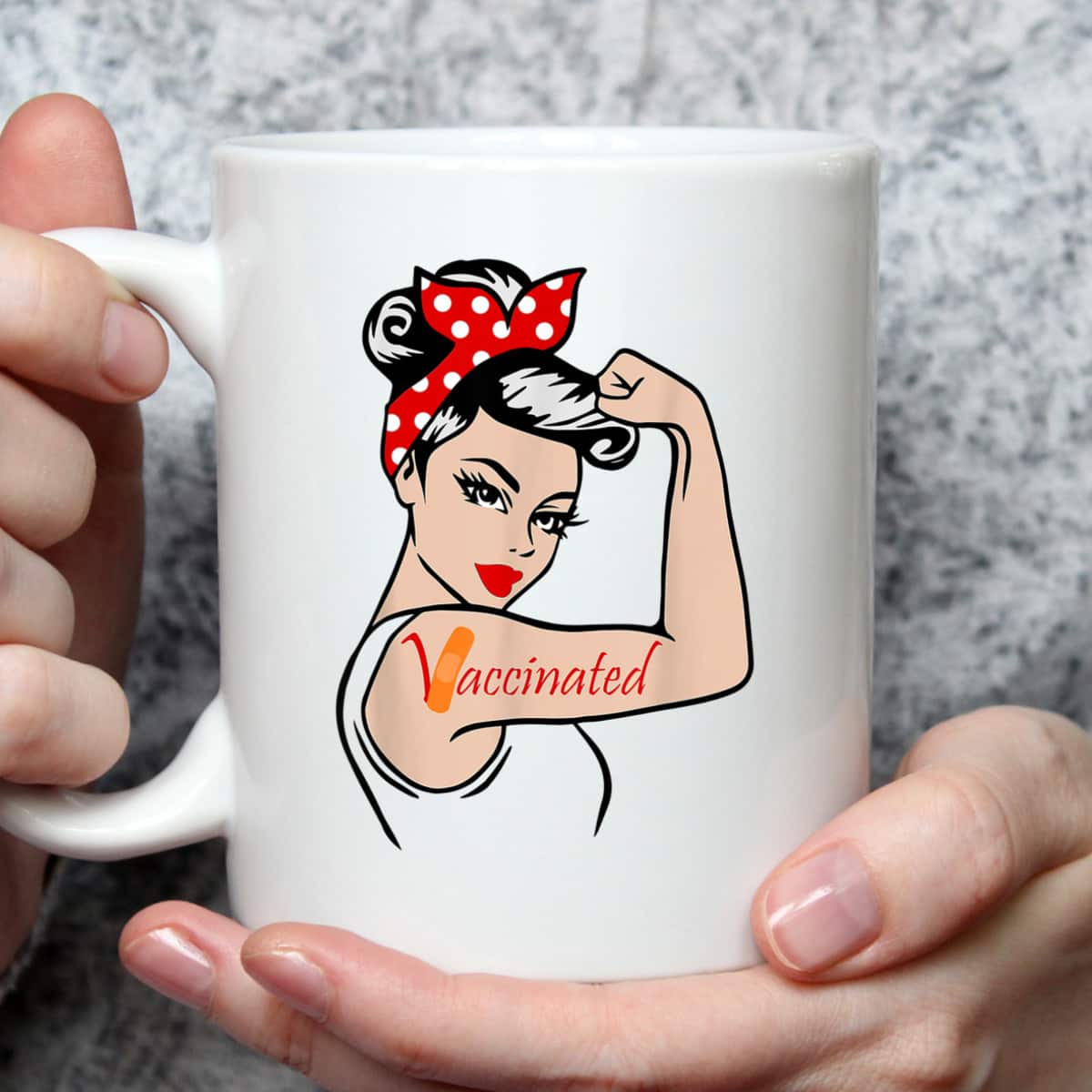 Vaccinated Rosie The Riveter T-Shirt