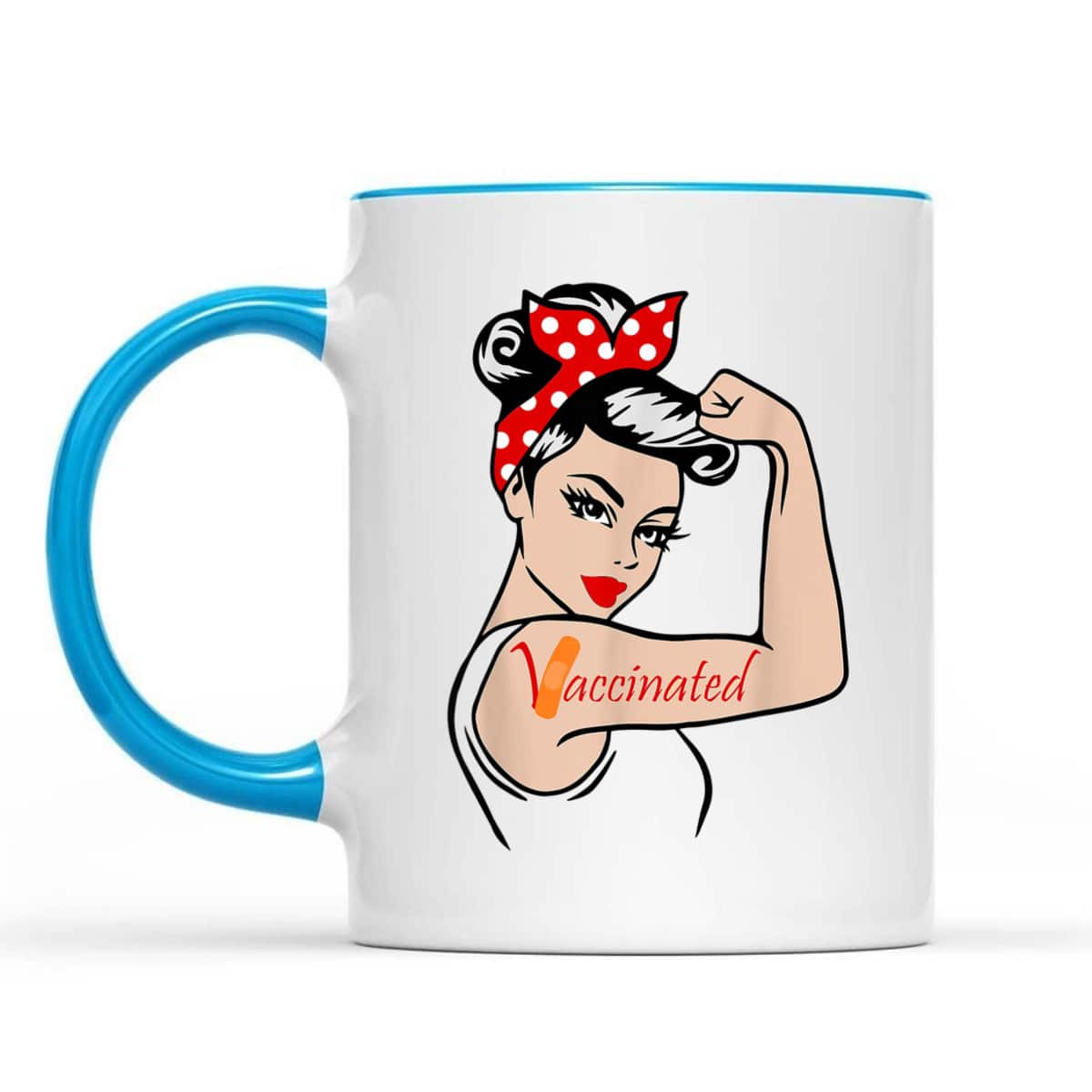 Vaccinated Rosie The Riveter T-Shirt
