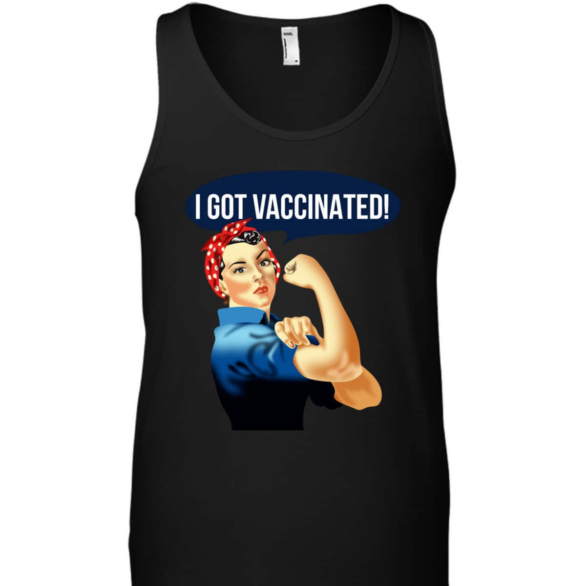 Pro Vaccine Vaccinated Rosie The Riveter Vaccinator T-Shirt