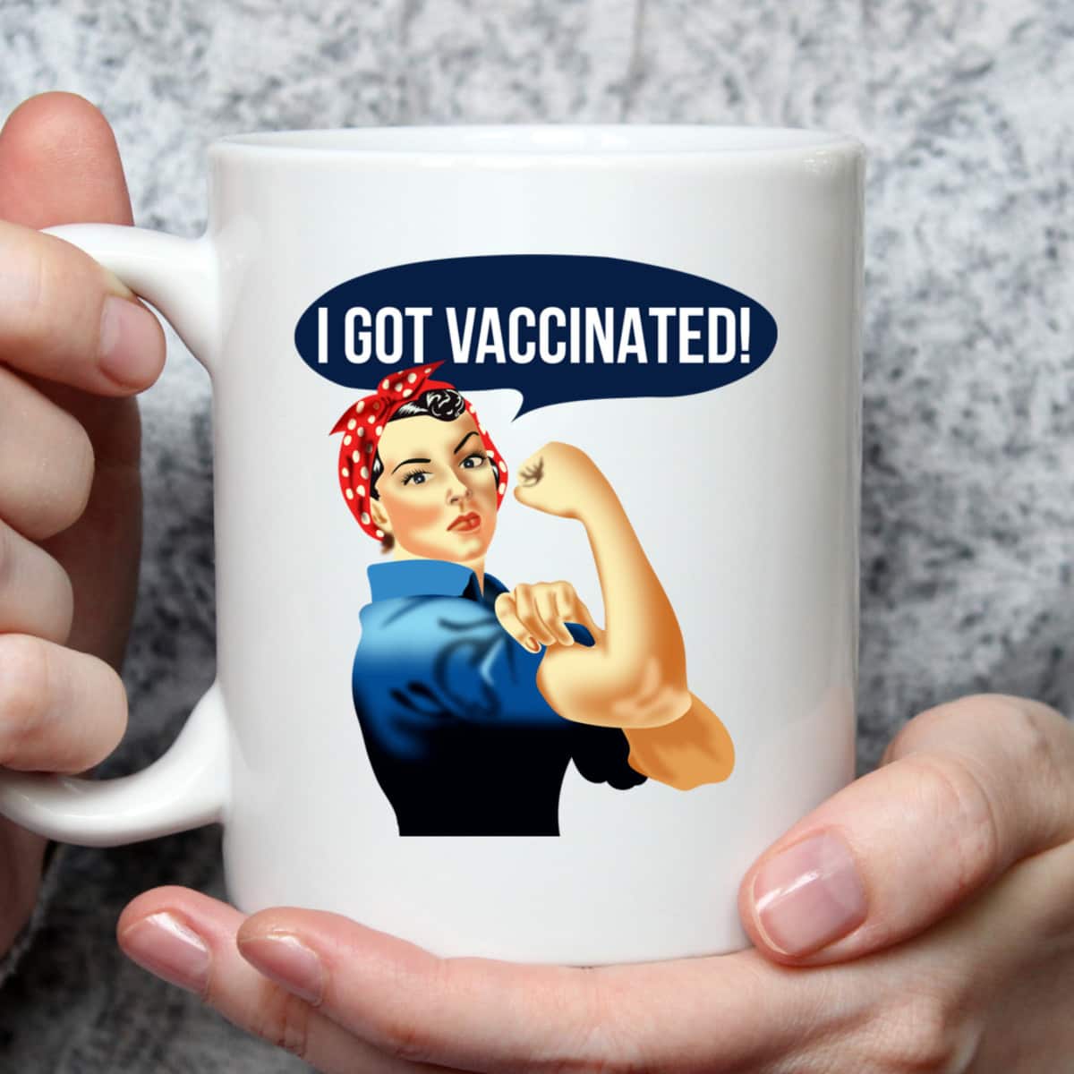 Pro Vaccine Vaccinated Rosie The Riveter Vaccinator T-Shirt