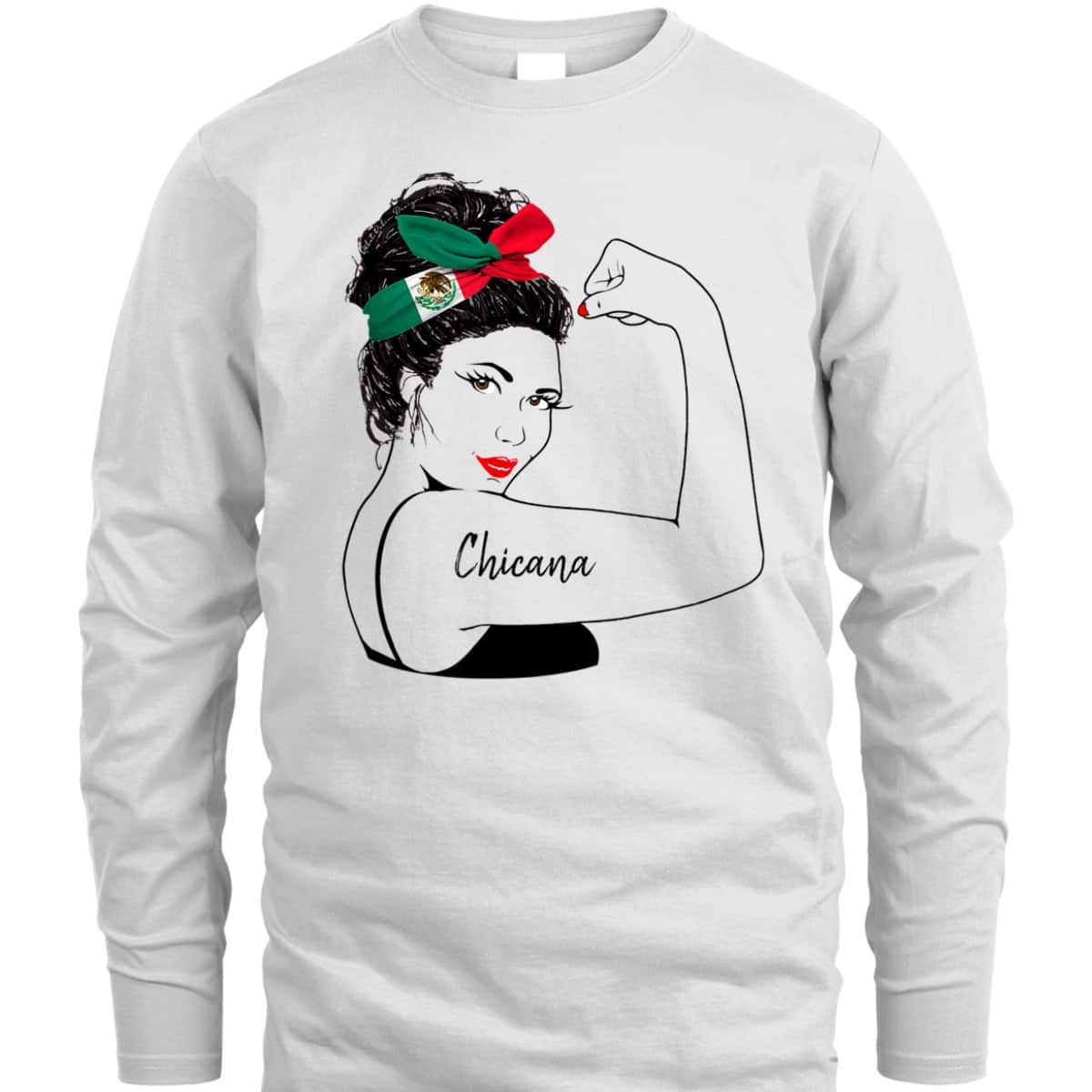 Chicana Girl Unbreakable Rosie The Riveter T-Shirt Chicana Girl Unbreakable Rosie The Riveter T-Shirt