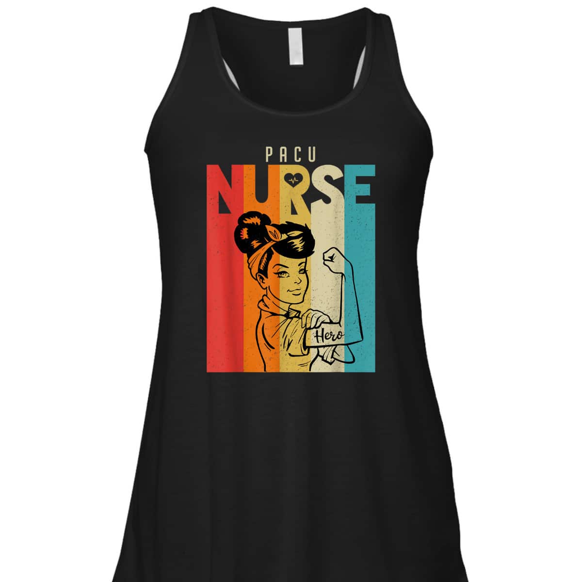 Vintage Rosie The Riveter PACU Nurse T-Shirt