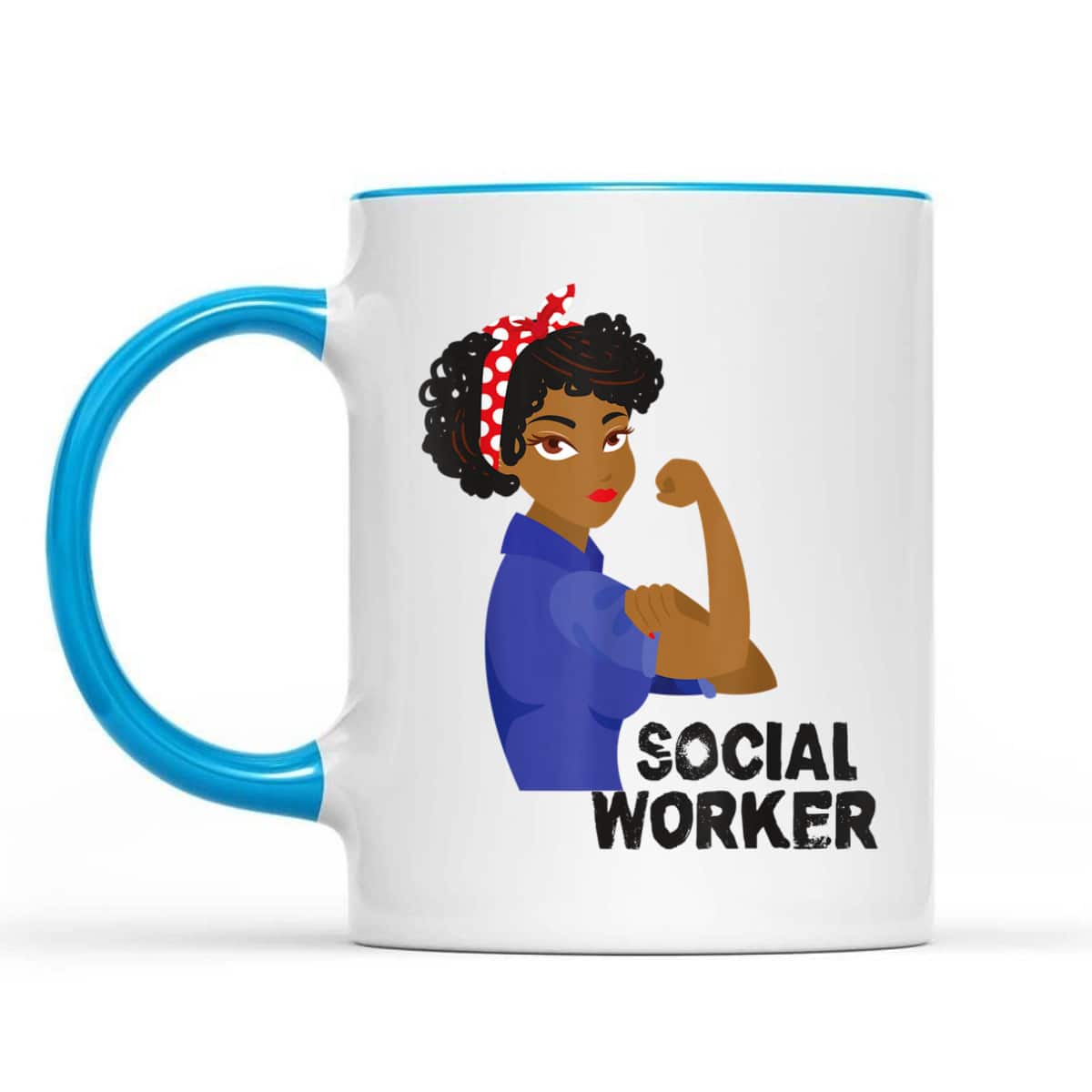 Black Social Worker Rosie The Riveter T-Shirt Black Social Worker Rosie The Riveter T-Shirt