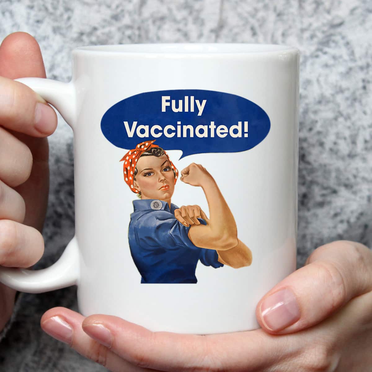 Womens Vaccinated Fully Rosie The Riveter I'm Vaccinated Womens T-Shirt Womens Vaccinated Fully Rosie The Riveter I'm Vaccinated Womens T-Shirt