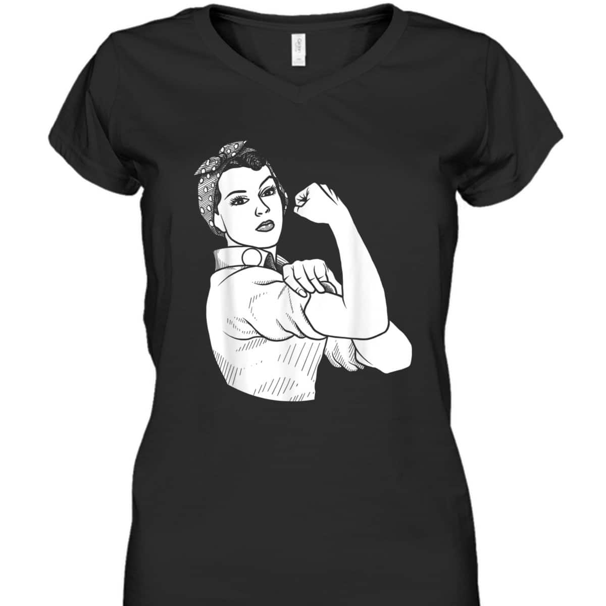 Rosie The Riveter We Can Do It Feminist Retro T-Shirt Rosie The Riveter We Can Do It Feminist Retro T-Shirt
