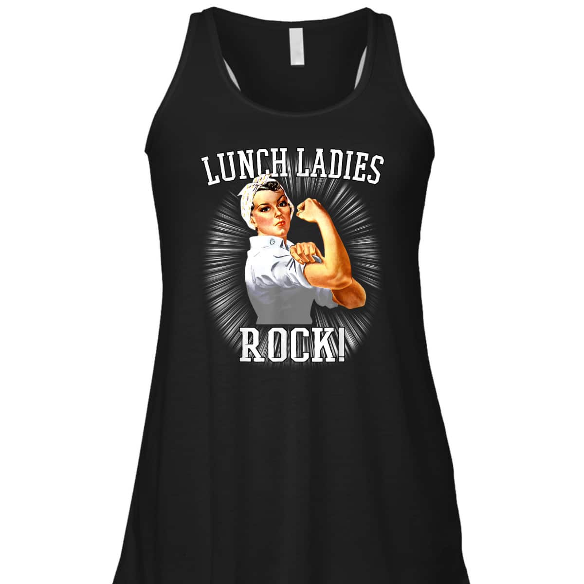 Rosie The Riveter Lunch LadyCafeteria Worker T-Shirt
