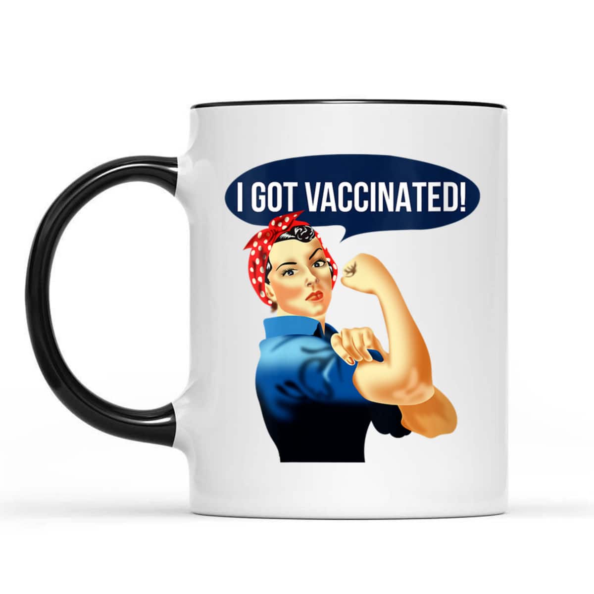 Womens Pro Vaccine Vaccinated Rosie The Riveter Vaccinator T-Shirt Womens Pro Vaccine Vaccinated Rosie The Riveter Vaccinator T-Shirt