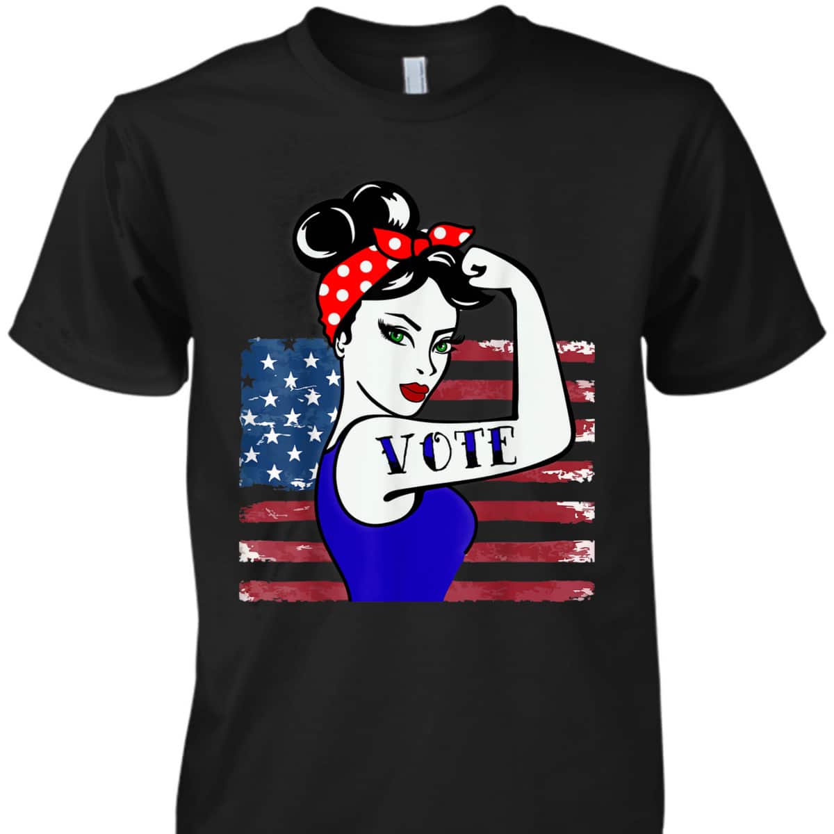 Vote Women Feminist Vintage Rosie The Riveter T-Shirt Vote Women Feminist Vintage Rosie The Riveter T-Shirt