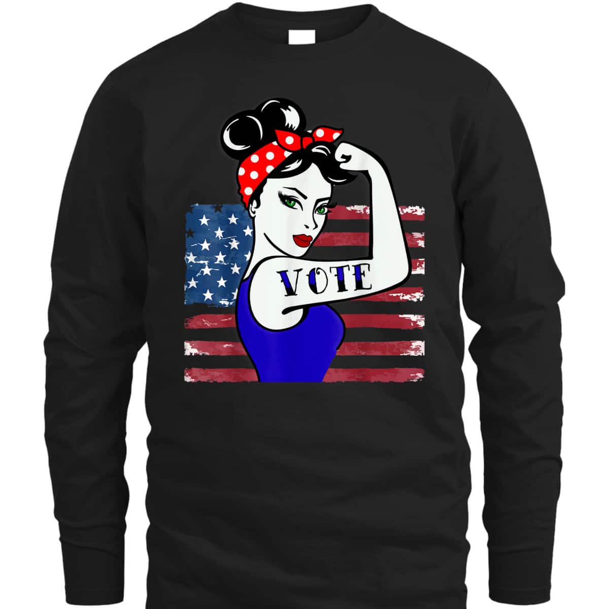 Vote Women Feminist Vintage Rosie The Riveter T-Shirt Vote Women Feminist Vintage Rosie The Riveter T-Shirt