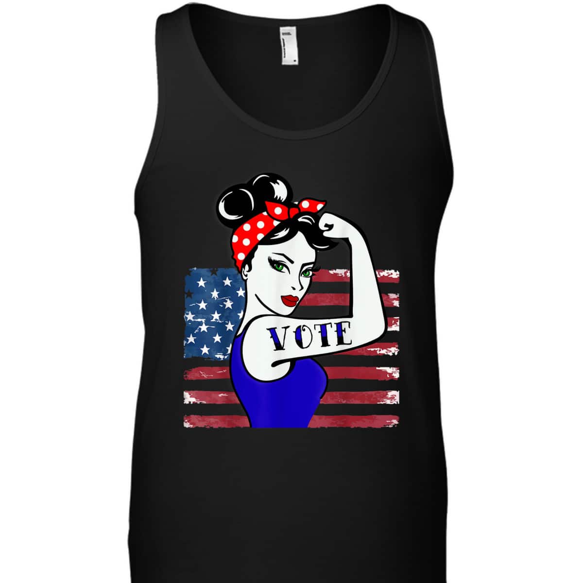 Vote Women Feminist Vintage Rosie The Riveter T-Shirt