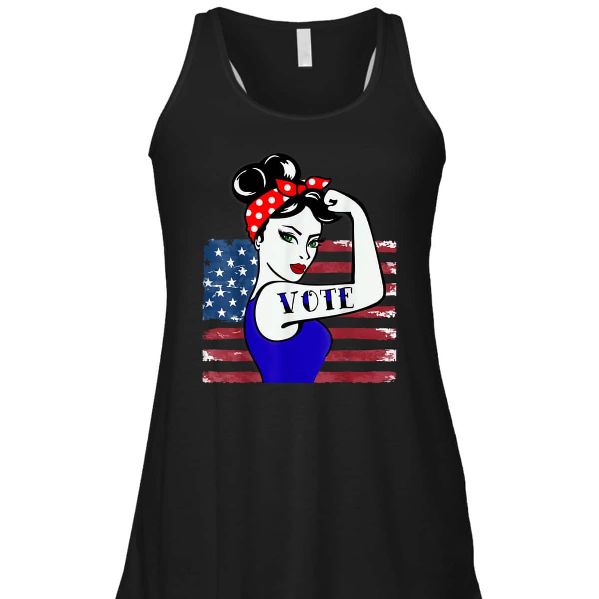 Vote Women Feminist Vintage Rosie The Riveter T-Shirt