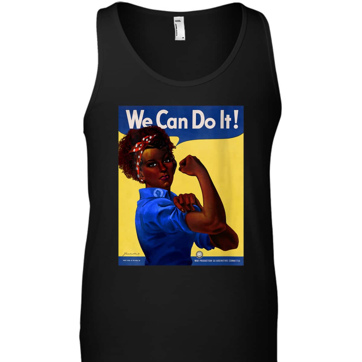 Womens African American Rosie The Riveter Black History T-Shirt