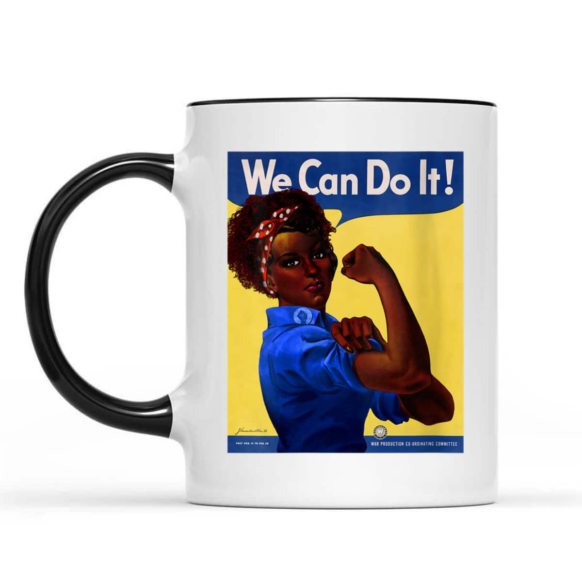 Womens African American Rosie The Riveter Black History T-Shirt Womens African American Rosie The Riveter Black History T-Shirt