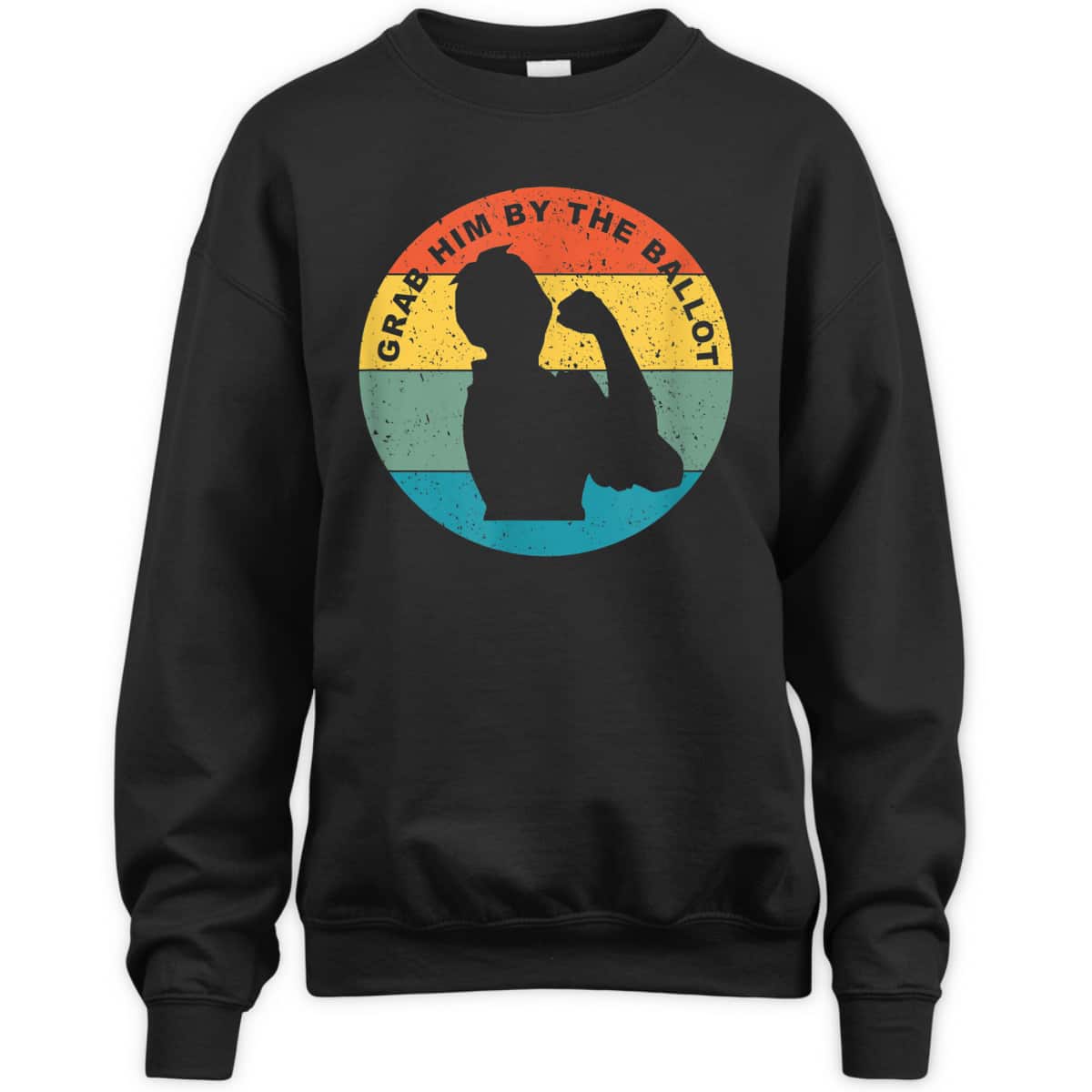 Grab Him By The Ballot Vintage Rosie The Riveter Vote T-Shirt
