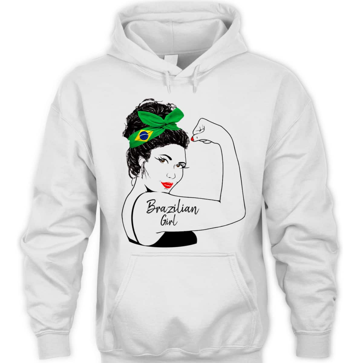 Brazilian Girl Unbreakable Rosie The Riveter T-Shirt
