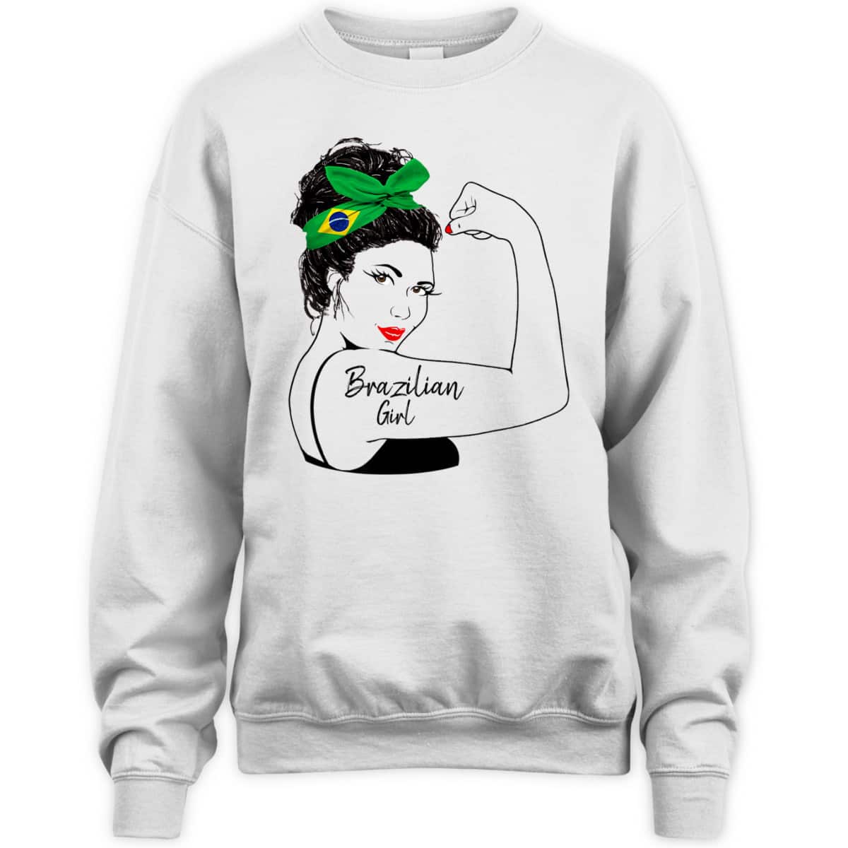 Brazilian Girl Unbreakable Rosie The Riveter T-Shirt