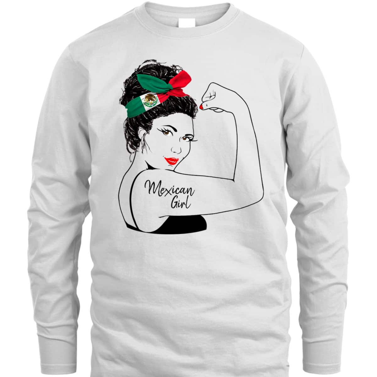 Mexican Girl Unbreakable Rosie The Riveter T-Shirt