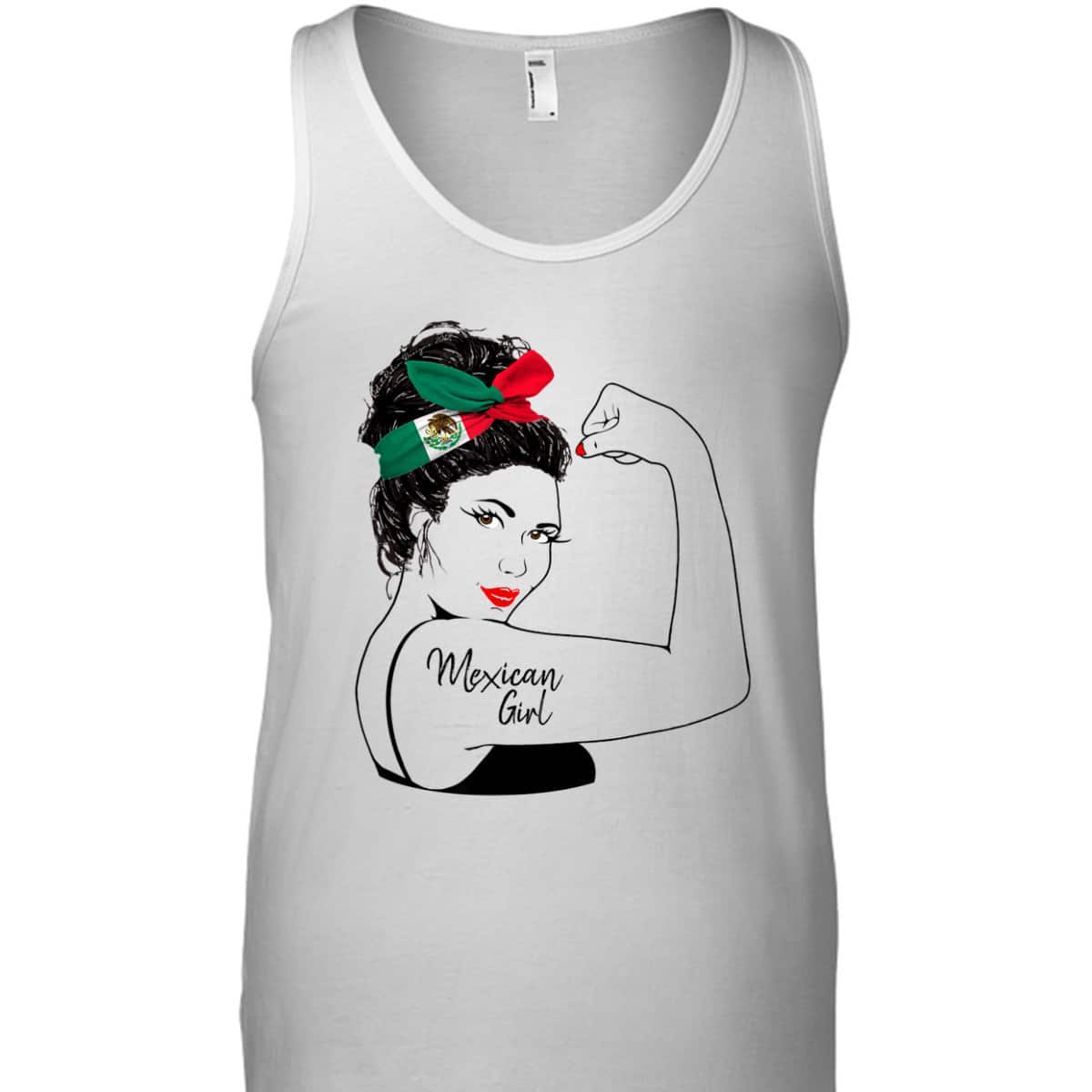 Mexican Girl Unbreakable Rosie The Riveter T-Shirt