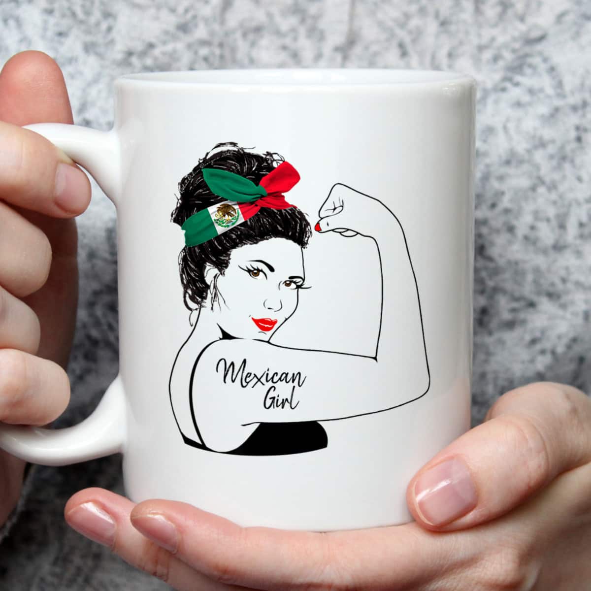 Mexican Girl Unbreakable Rosie The Riveter T-Shirt