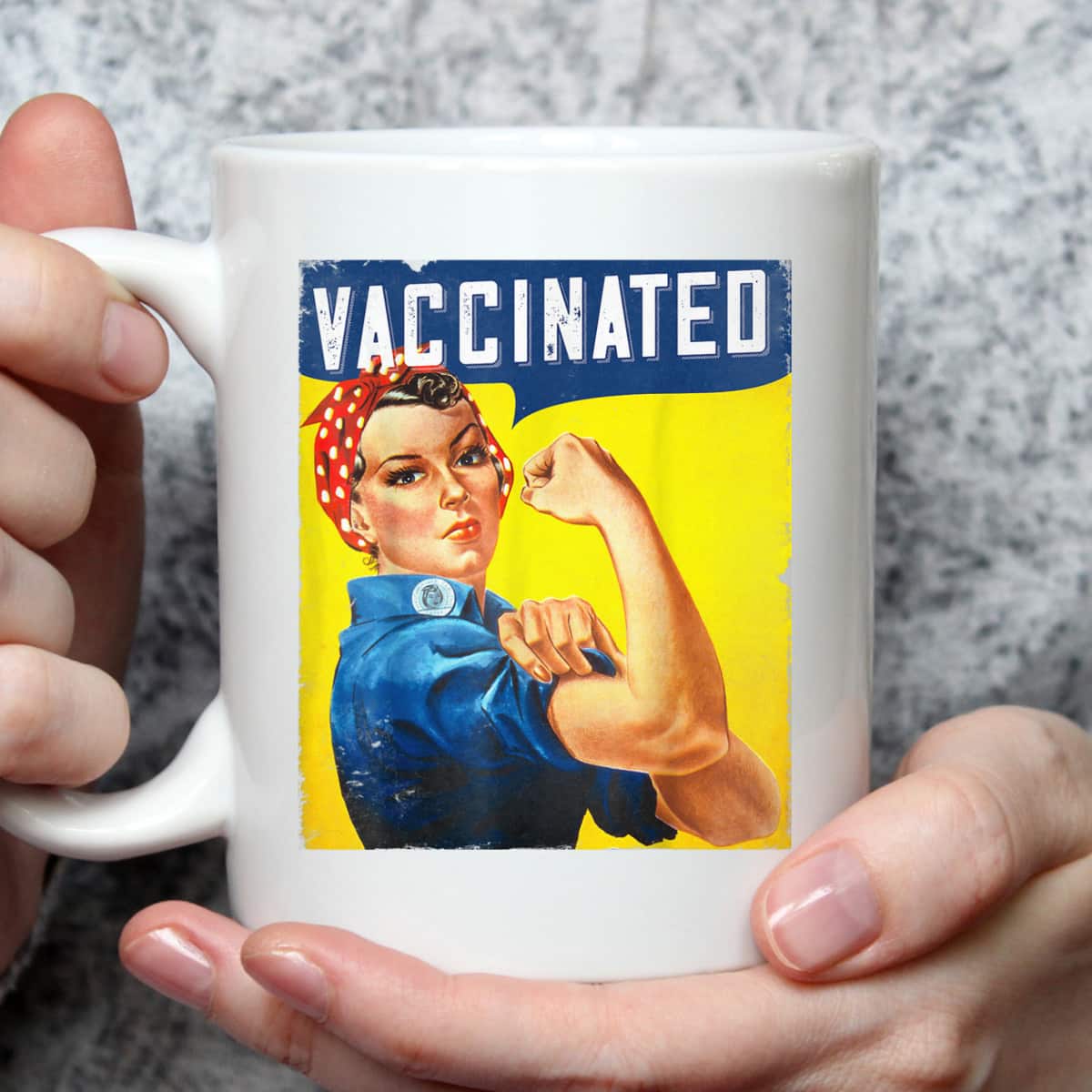 Pro Vaccine, I Got Vaccinated, Rosie The Riveter Vaccinator T-Shirt