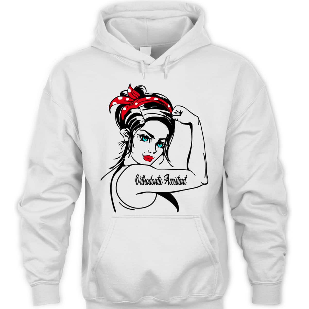 Orthodontic Assistant Rosie The Riveter Pin Up T-Shirt