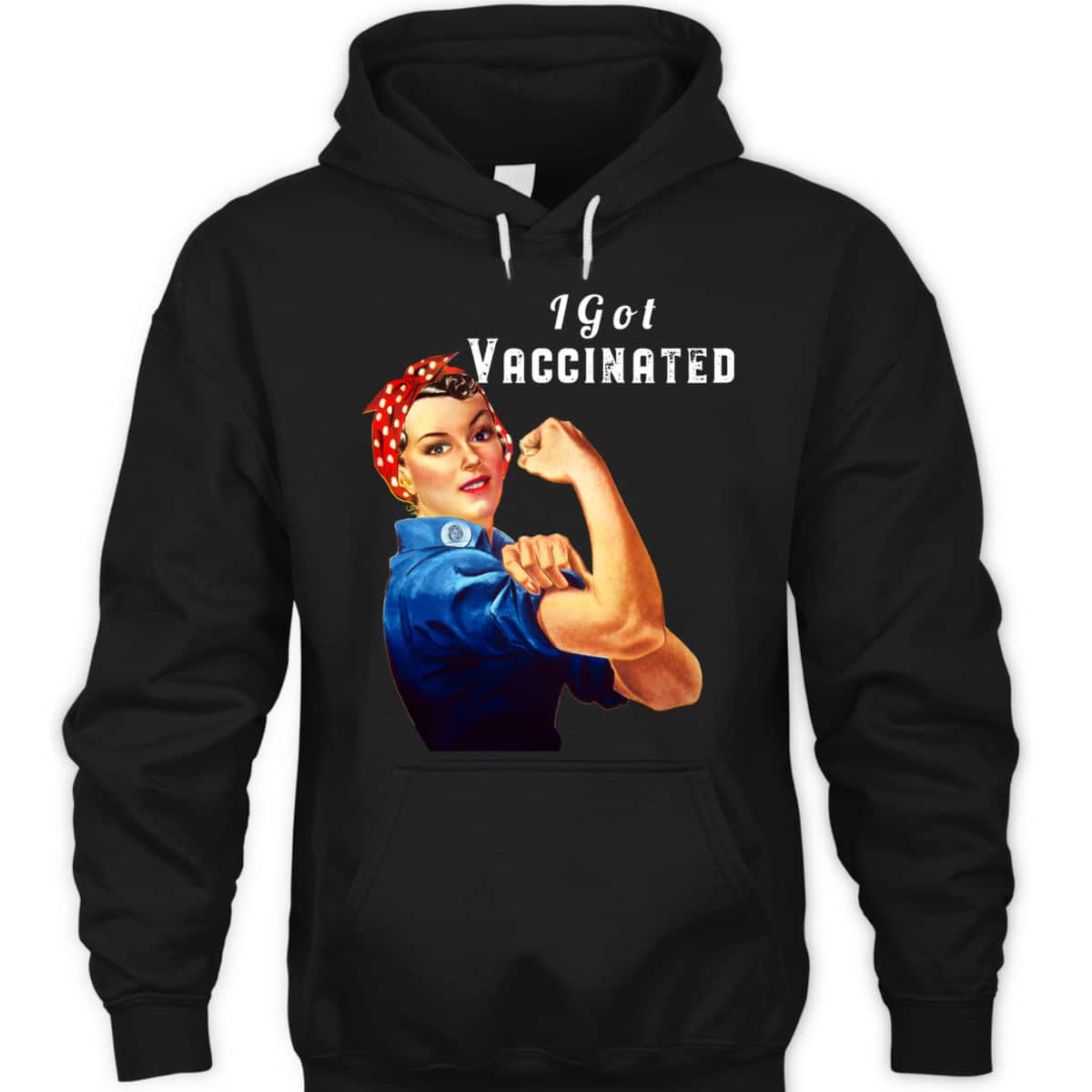 Pro Vaccine Vaccinated Rosie The Riveter Pro Vaccine T-Shirt