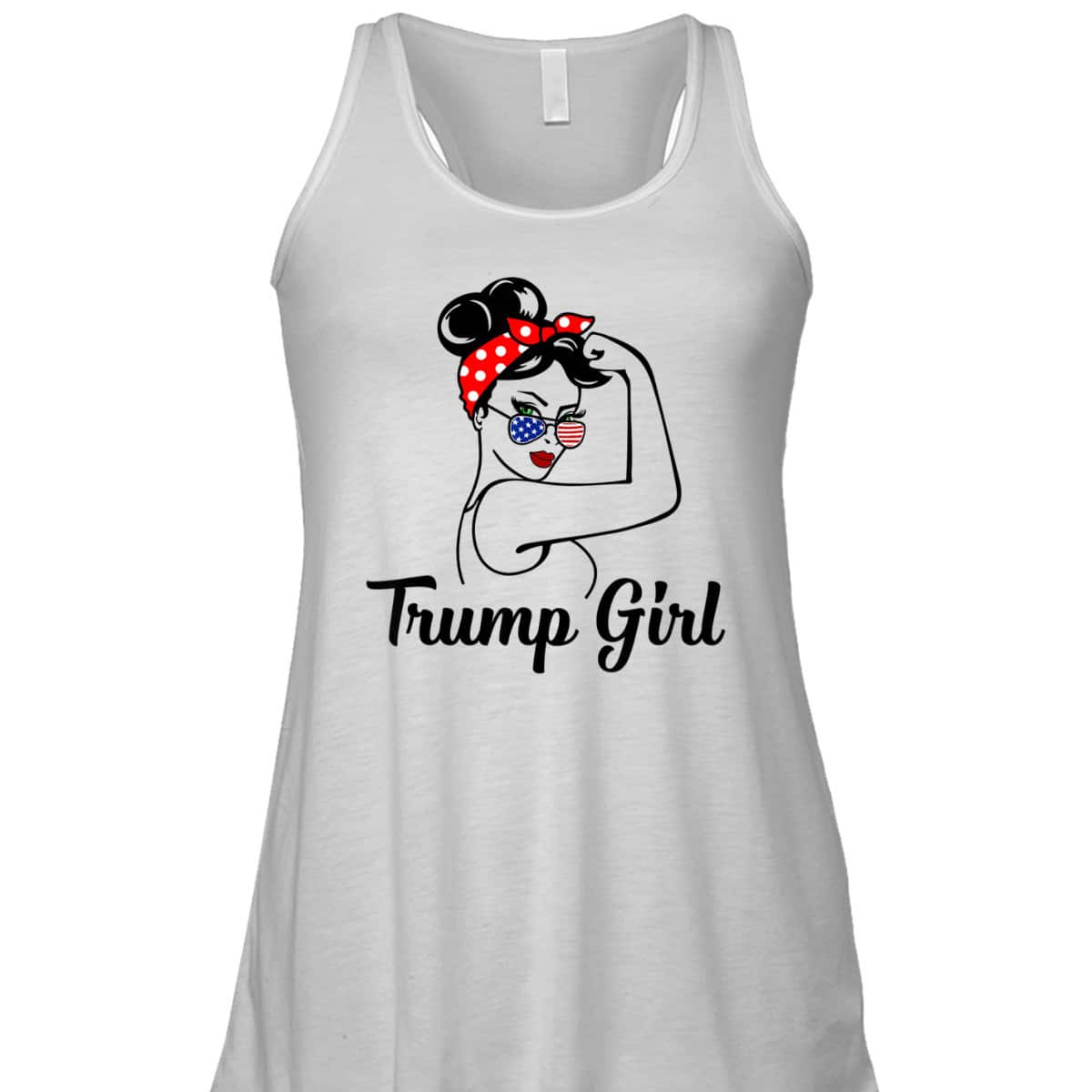 Trump Girl Rosie The Riveter Republican Gifts Pro Donald T-Shirt