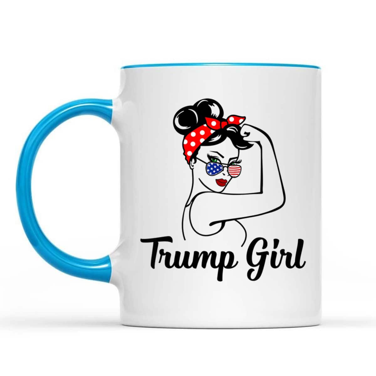 Trump Girl Rosie The Riveter Republican Gifts Pro Donald T-Shirt