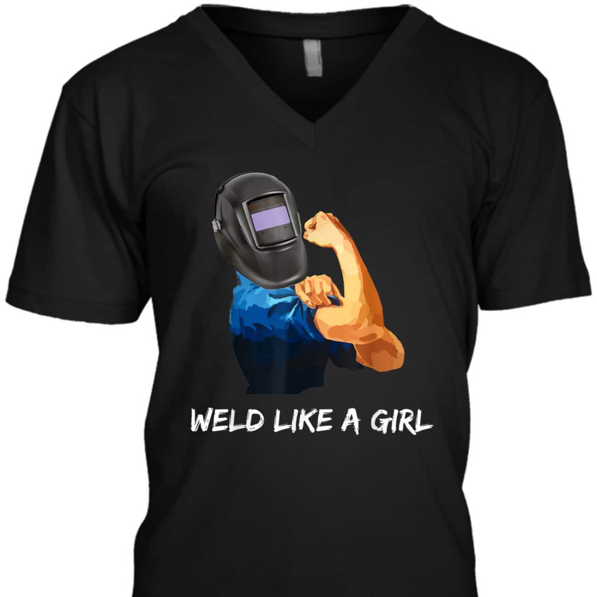 Weld Like A Girl, Rosie The Riveter T-Shirt