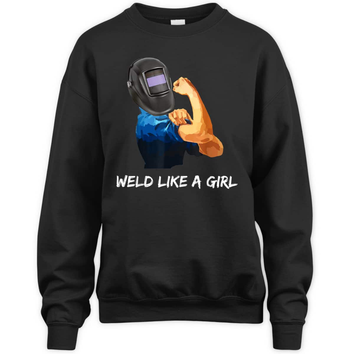 Weld Like A Girl, Rosie The Riveter T-Shirt Weld Like A Girl, Rosie The Riveter T-Shirt