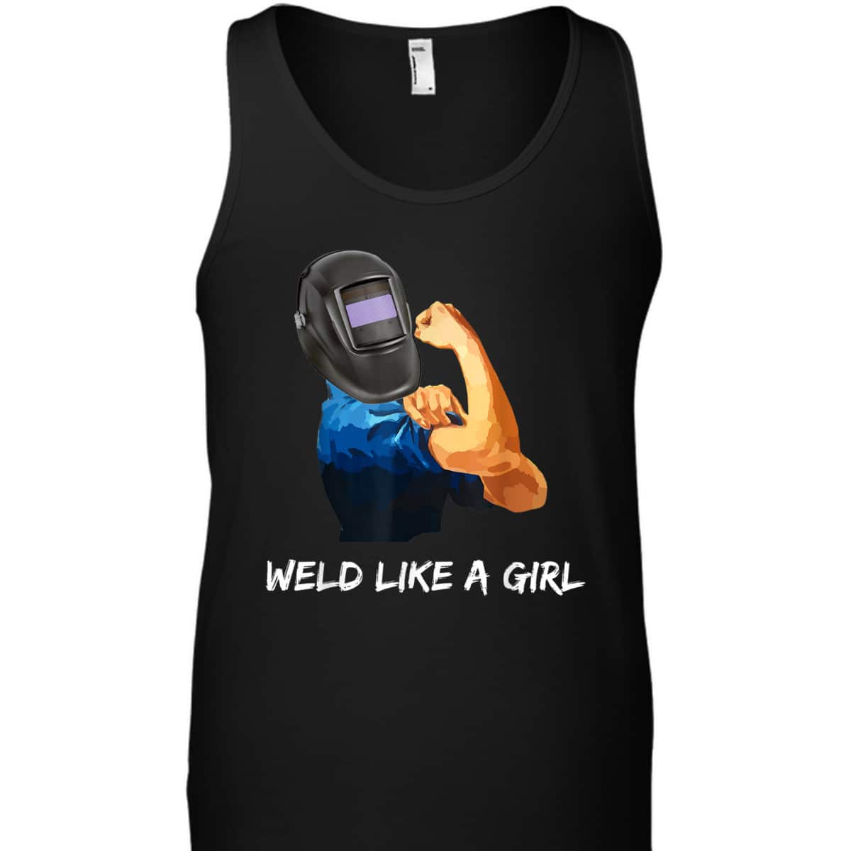 Weld Like A Girl, Rosie The Riveter T-Shirt Weld Like A Girl, Rosie The Riveter T-Shirt