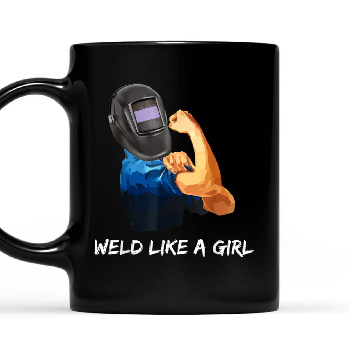 Weld Like A Girl, Rosie The Riveter T-Shirt Weld Like A Girl, Rosie The Riveter T-Shirt