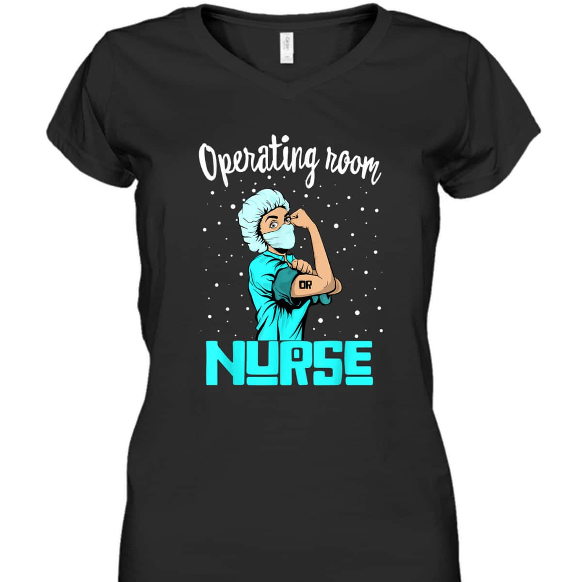 Operating Room Nurse, Rosie The Riveter Nursing OR Gift T-Shirt