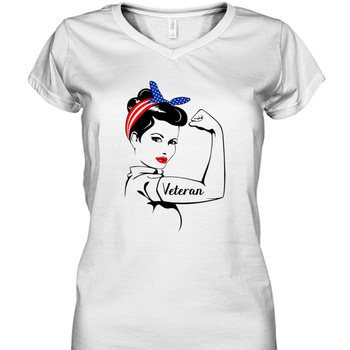 Veteran Rosie The Riveter Veterans T-Shirt