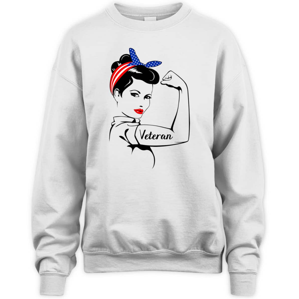 Veteran Rosie The Riveter Veterans T-Shirt