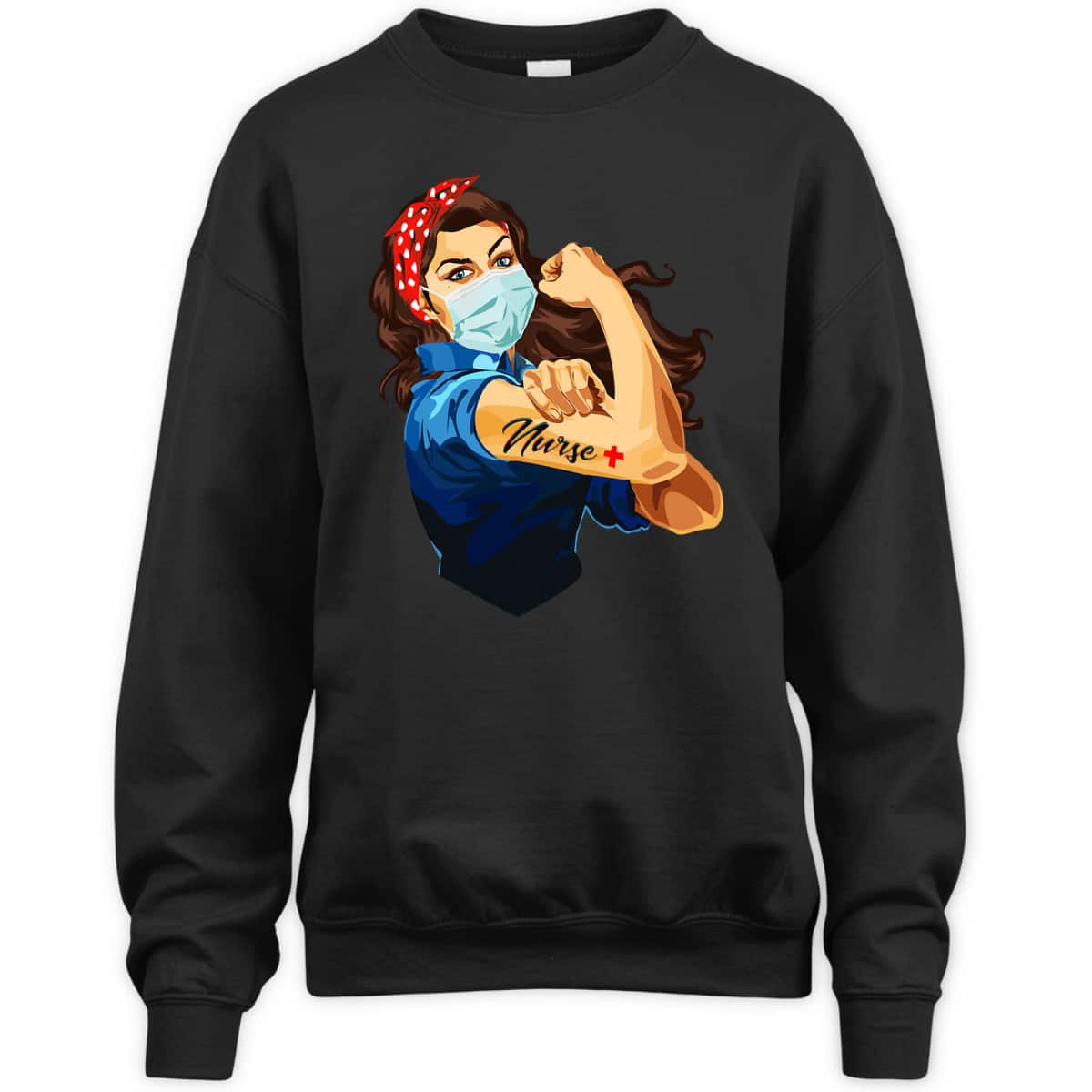 Rosie The Riveter - Woman Nurse T-Shirt